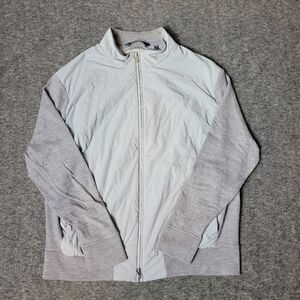 Peter Millar Light Gray Zip-Up Jacket